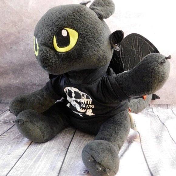 How to train your dragon Toothless Build a bear plush stuffed animal - Picture 3 of 4